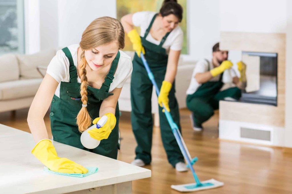 maid cleaning