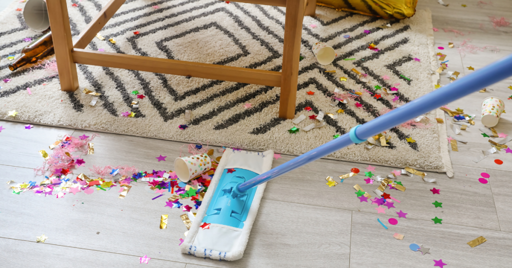 Cleaning tips for post-gathering cleanup